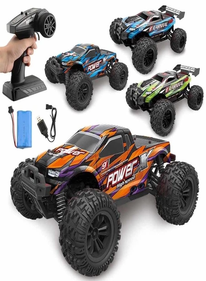 Daji High Speed 40km/h 4WD 2.4Ghz Remote Control Truck 9130, 1:16 Scale Radio Conrtolled Off-Road RC Car Electronic Monster Truck R/C RTR Hobby Cross-Country Car Buggy - Image 3